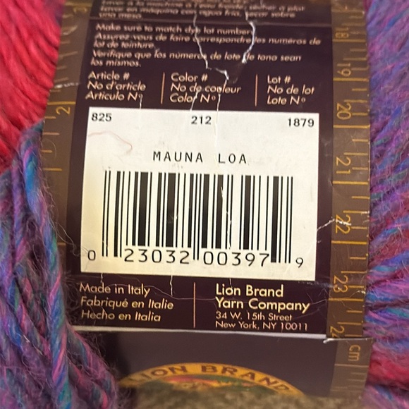 Vintage Lion Brand Variegated Yarn Bundle of 4 - Picture 5 of 9